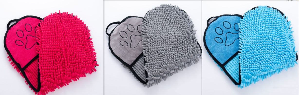 Serviette Microfibre Ultra-Absorbante pour Chiens & Chats