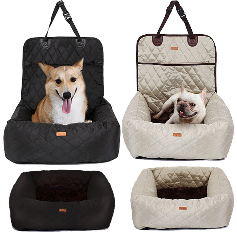 Matelas de Voiture 2 en 1 – Confort & Sécurité pour Chiens