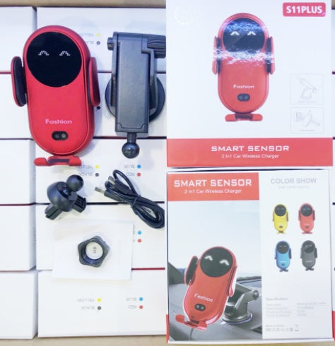 Chargeur Sans Fil Voiture – Support Téléphone Automatique
