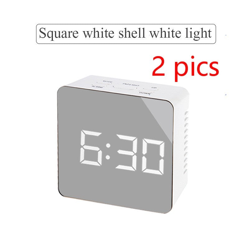 Horloge LED Multifonction avec Miroi