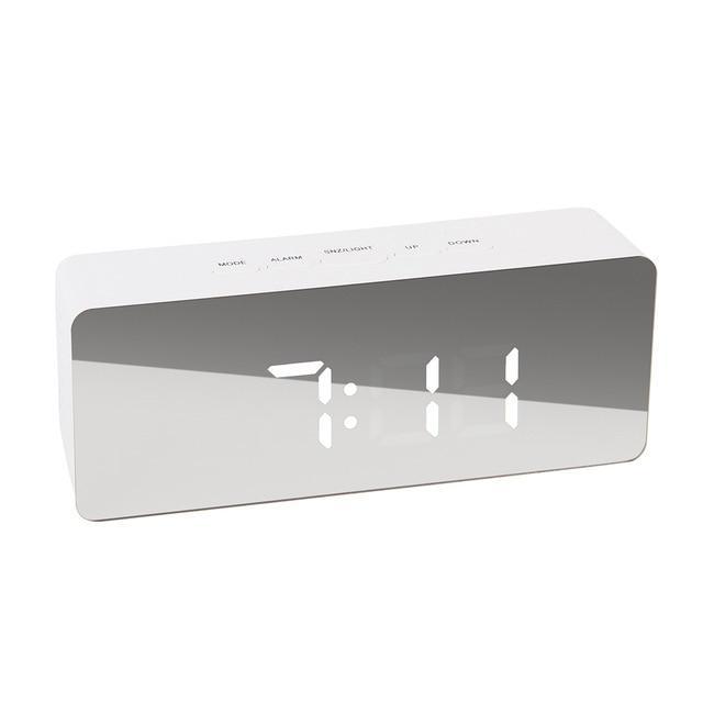 Horloge LED Multifonction avec Miroi