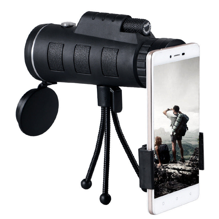 Monoculaire Télescopique Zoom avec Boussole – Clip pour Téléphone