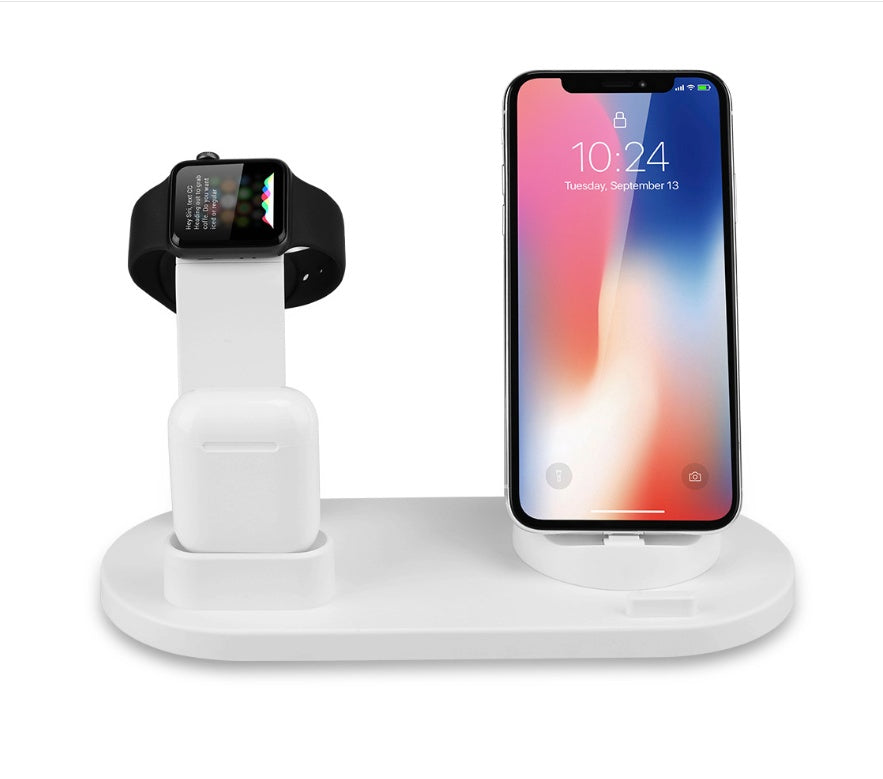 Station de Charge 4-en-1 – Recharge Rapide et Multifonction