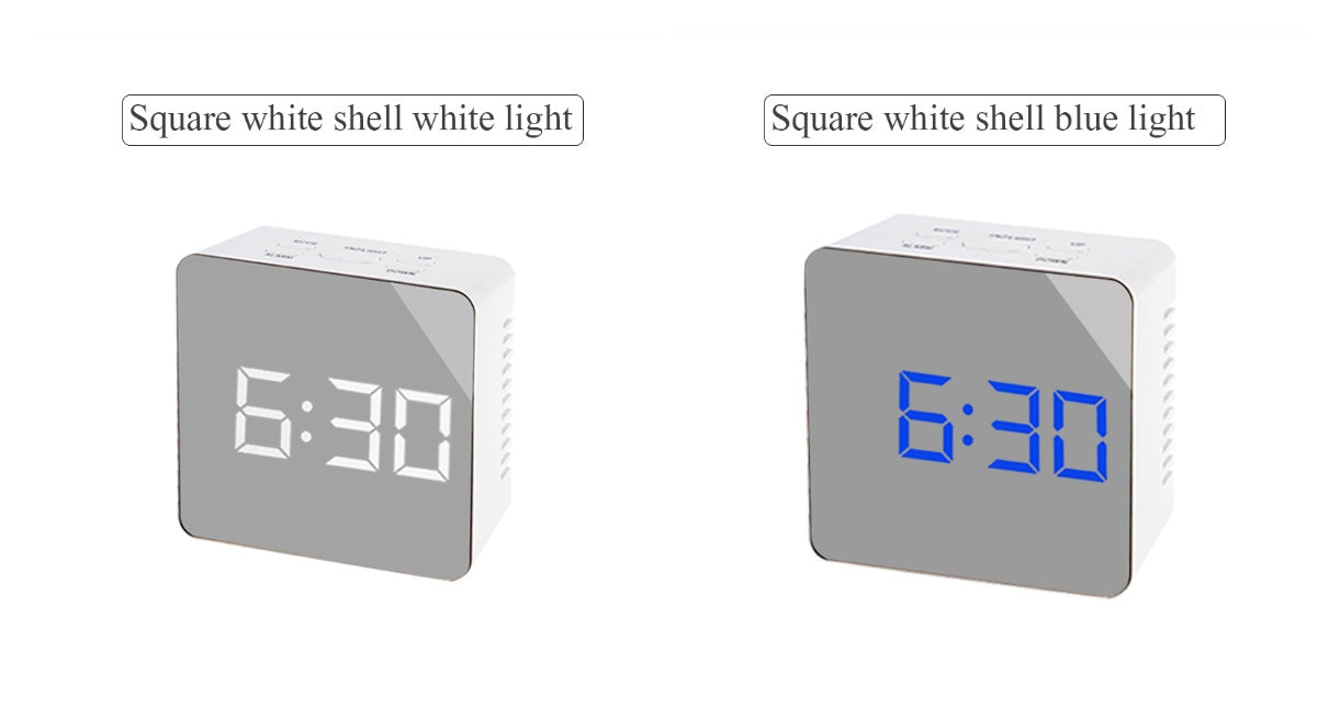 Horloge LED Multifonction avec Miroi