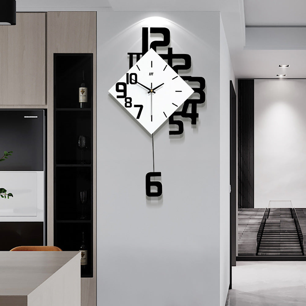 Horloge Murale Numérique Personnalisée
