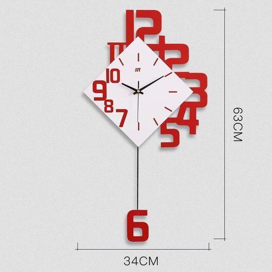 Horloge Murale Numérique Personnalisée