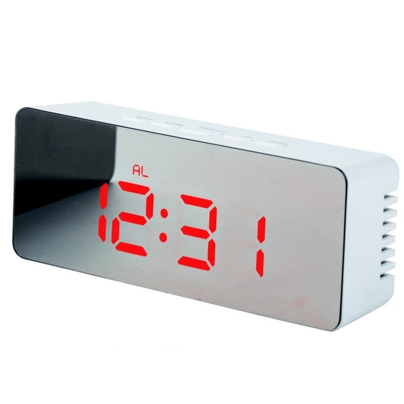 Horloge LED Multifonction avec Miroi