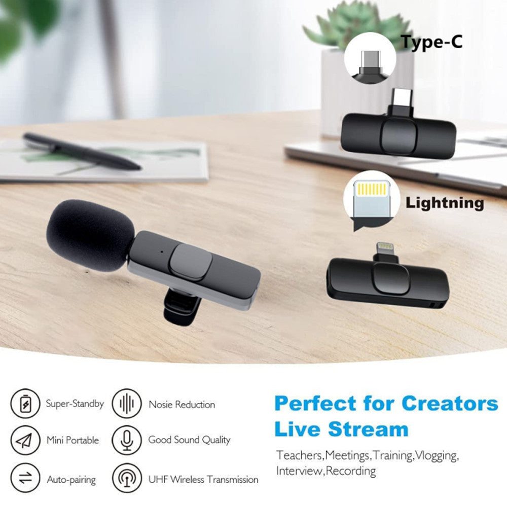 Microphone Lavalier Sans Fil – Son Professionnel
