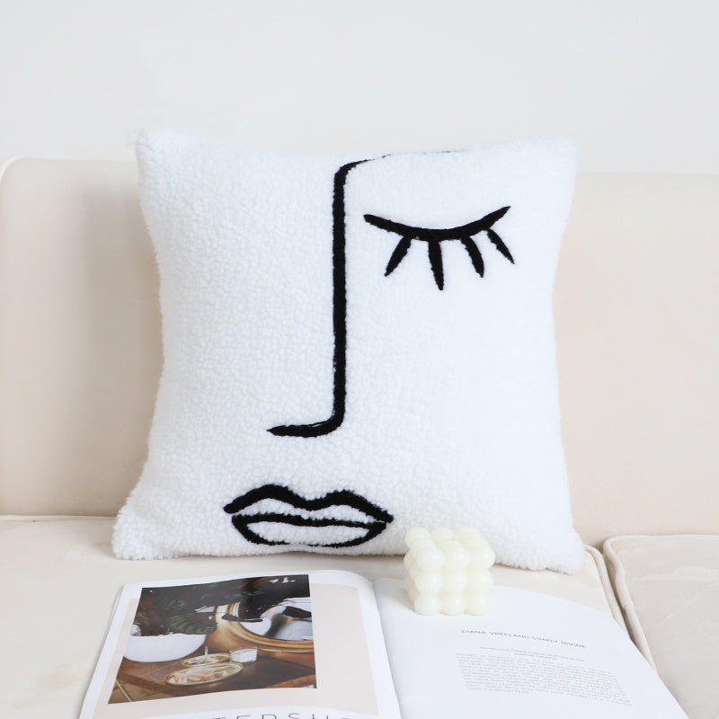 Coussin Damier Noir & Blanc