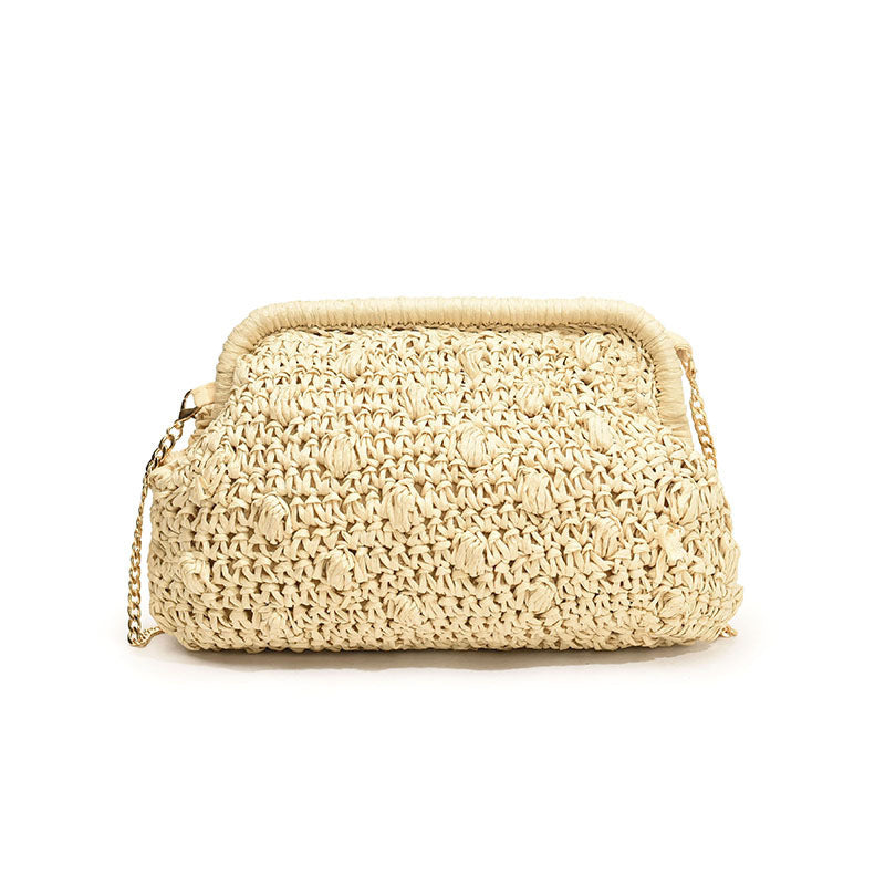 Sac de Plage en Osier Tressé