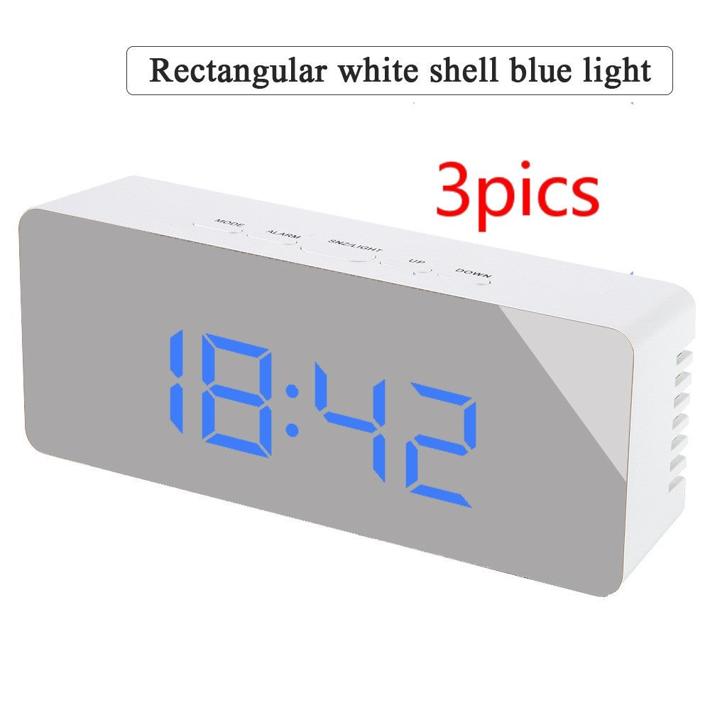 Horloge LED Multifonction avec Miroi