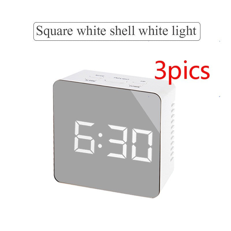 Horloge LED Multifonction avec Miroi