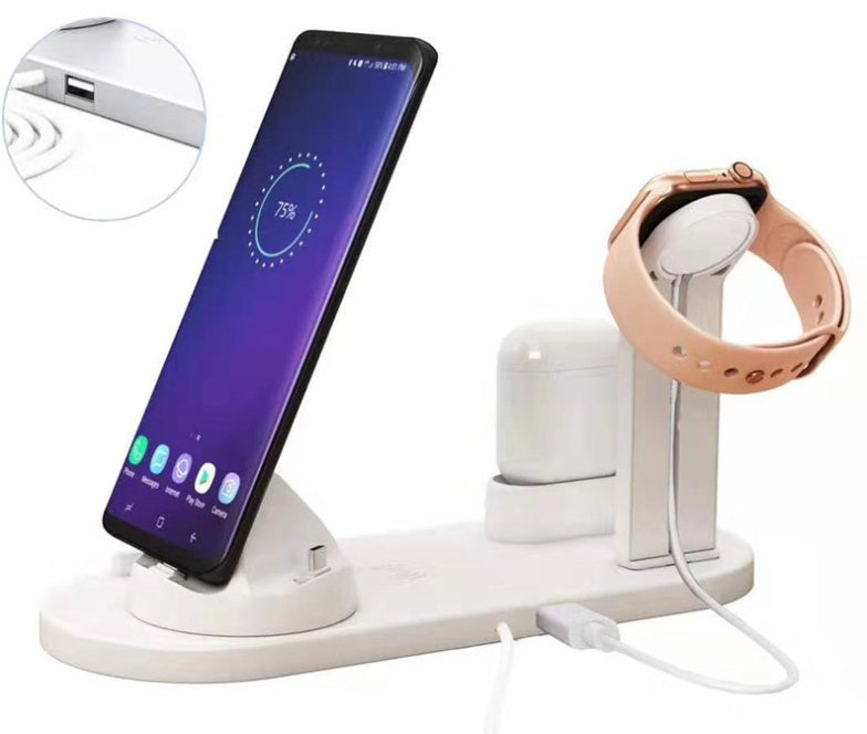 Station de Charge 4-en-1 – Recharge Rapide et Multifonction