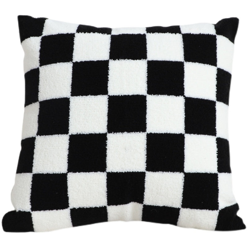 Coussin Damier Noir & Blanc
