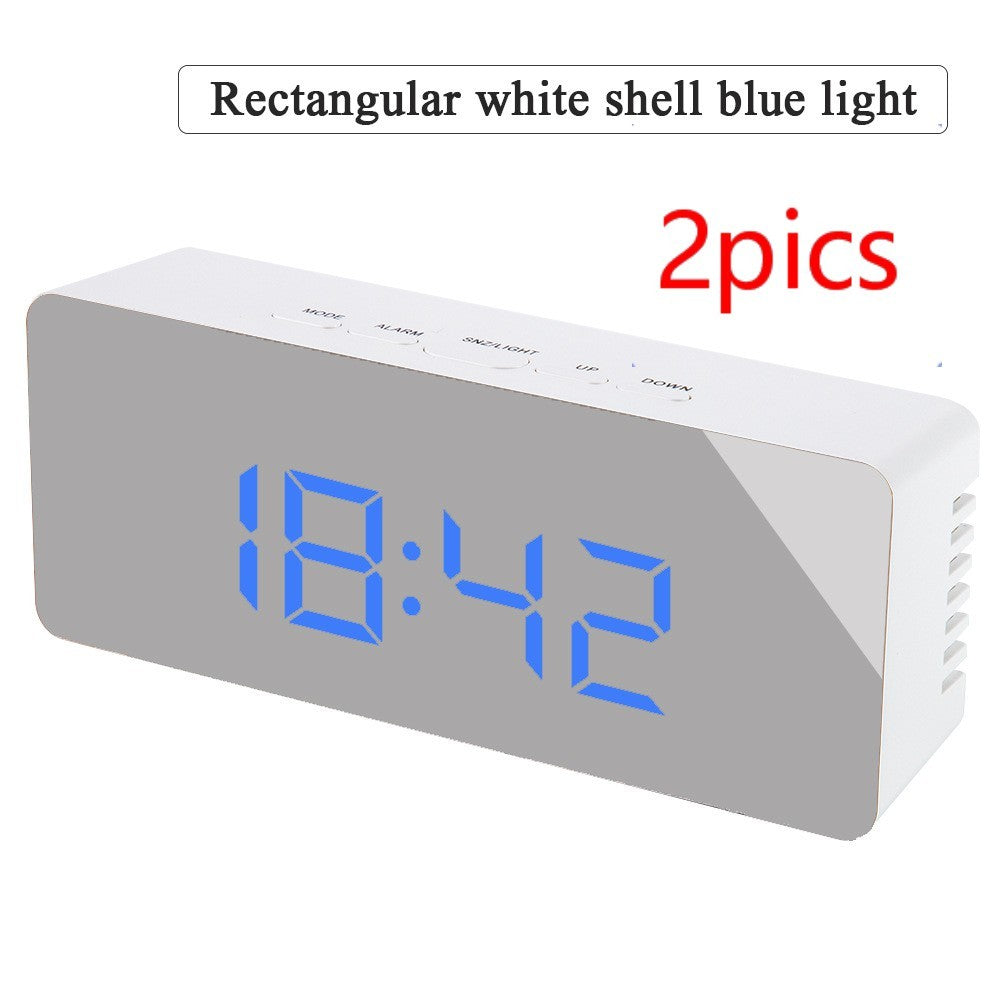 Horloge LED Multifonction avec Miroi