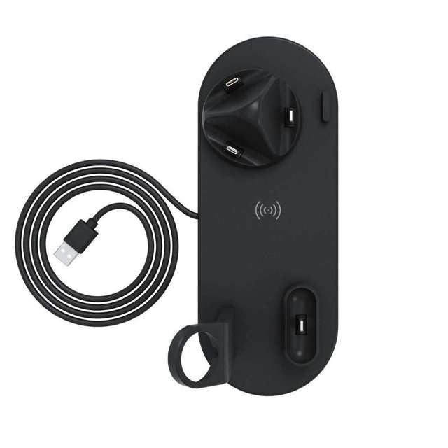 Station de Charge 4-en-1 – Recharge Rapide et Multifonction