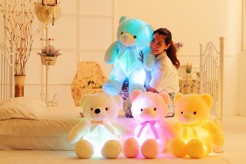 Ours en Peluche LED Lumineux – Peluche Douce