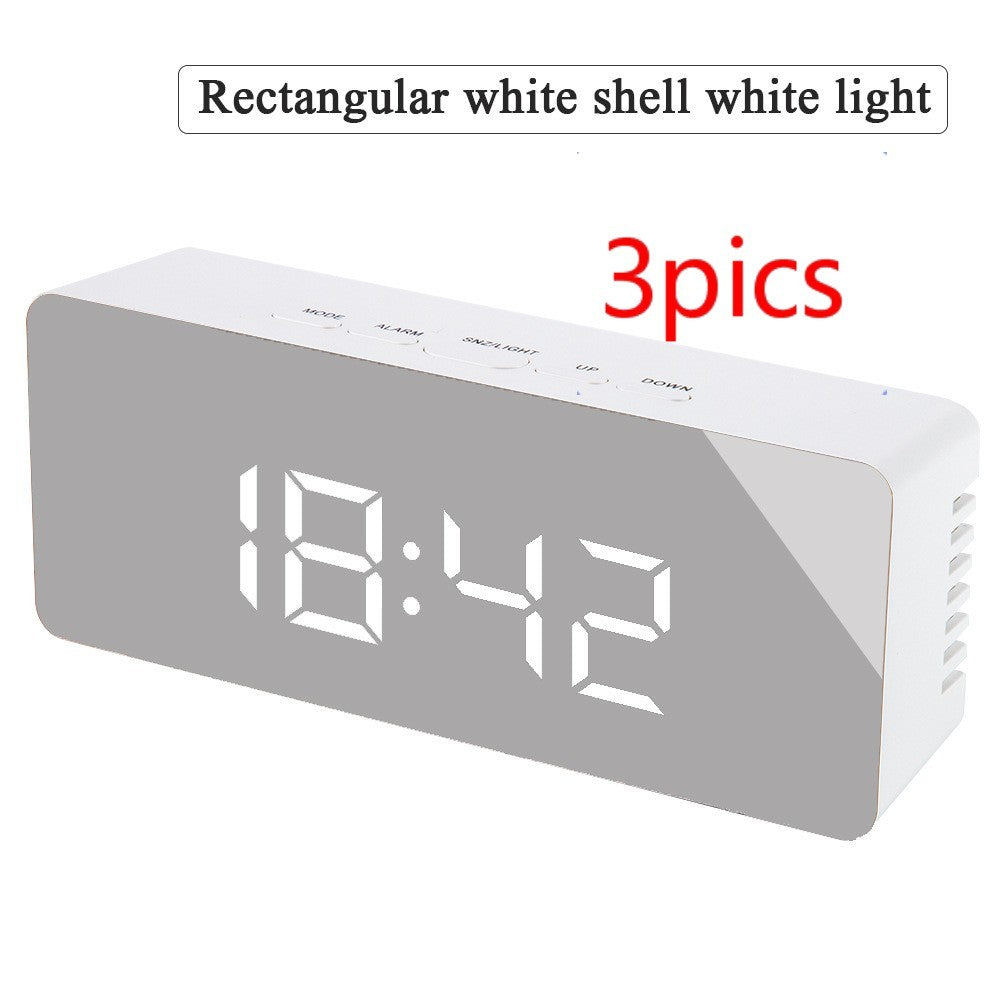 Horloge LED Multifonction avec Miroi