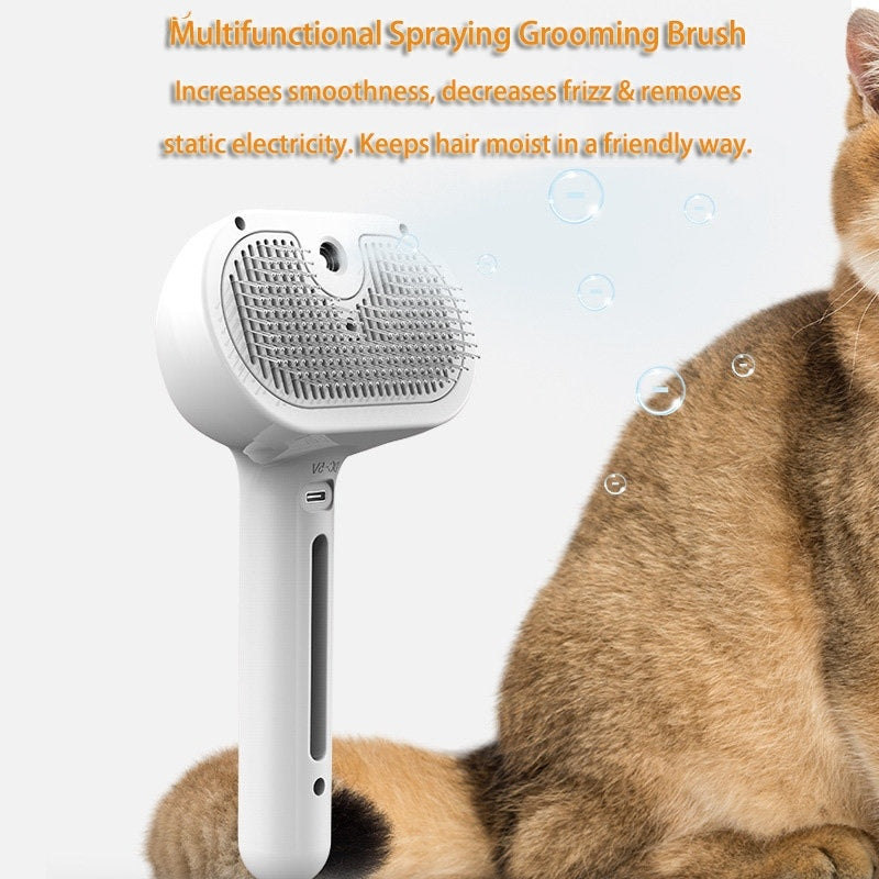 Brosse Auto-nettoyant avec Brumisateur – Toilettage