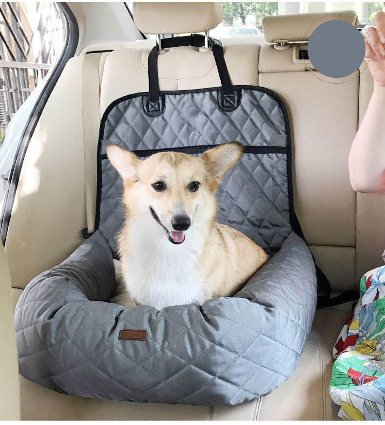 Matelas de Voiture 2 en 1 – Confort & Sécurité pour Chiens