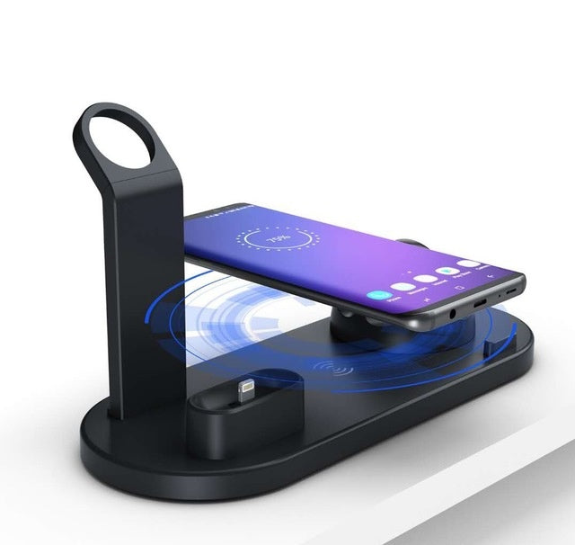 Station de Charge 4-en-1 – Recharge Rapide et Multifonction