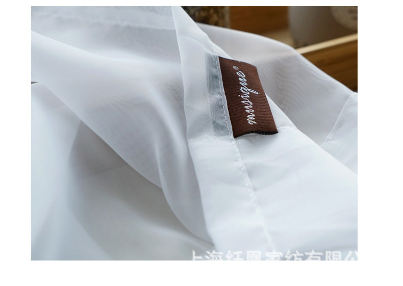 Rideau Moderne en Coton et Lin