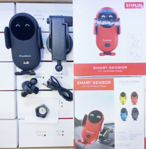 Chargeur Sans Fil Voiture – Support Téléphone Automatique