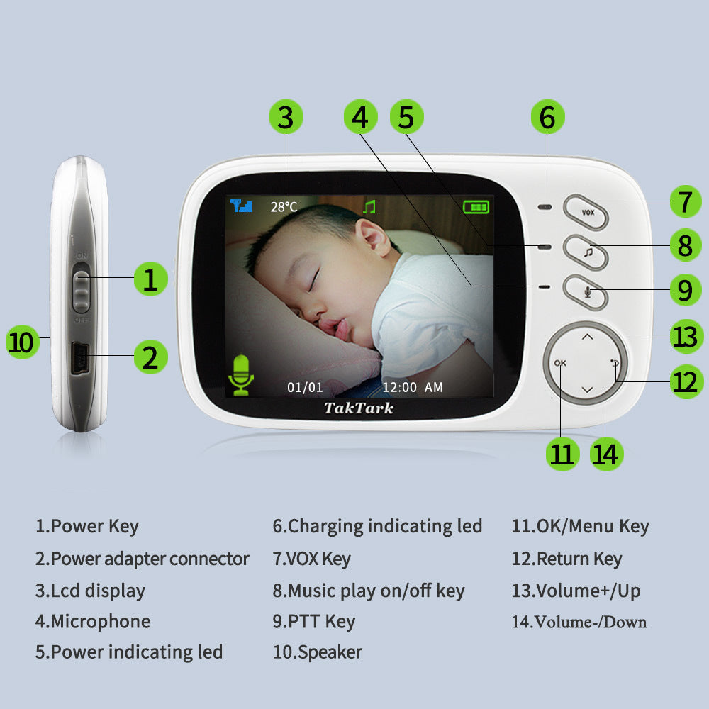 Moniteur de Bébé - Surveillance Sécurisée