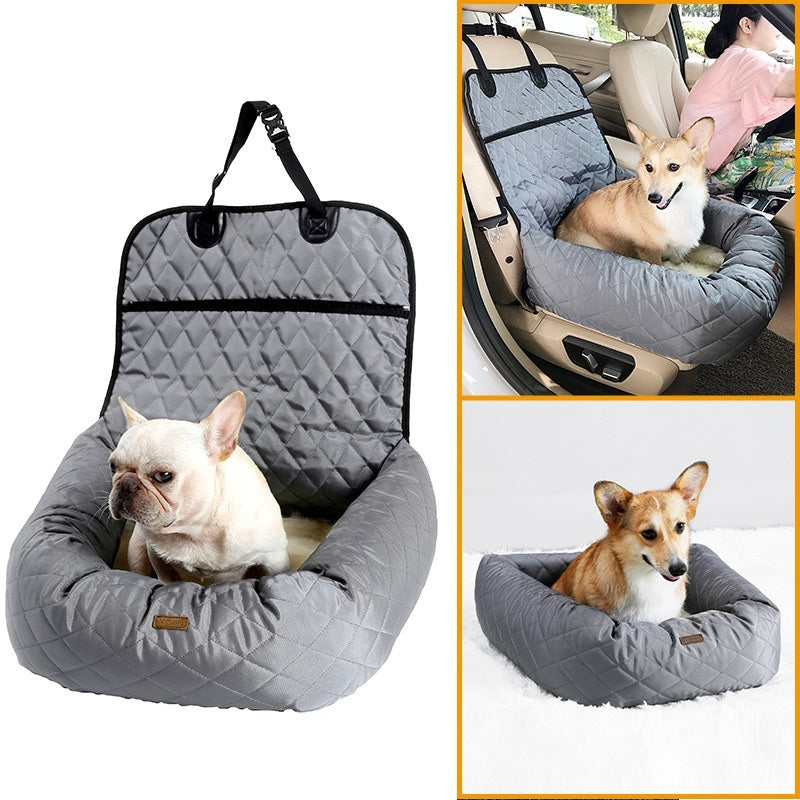 Matelas de Voiture 2 en 1 – Confort & Sécurité pour Chiens