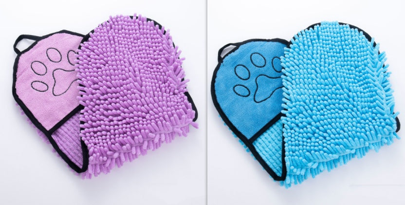 Serviette Microfibre Ultra-Absorbante pour Chiens & Chats