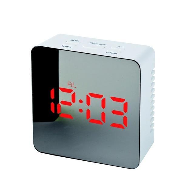 Horloge LED Multifonction avec Miroi