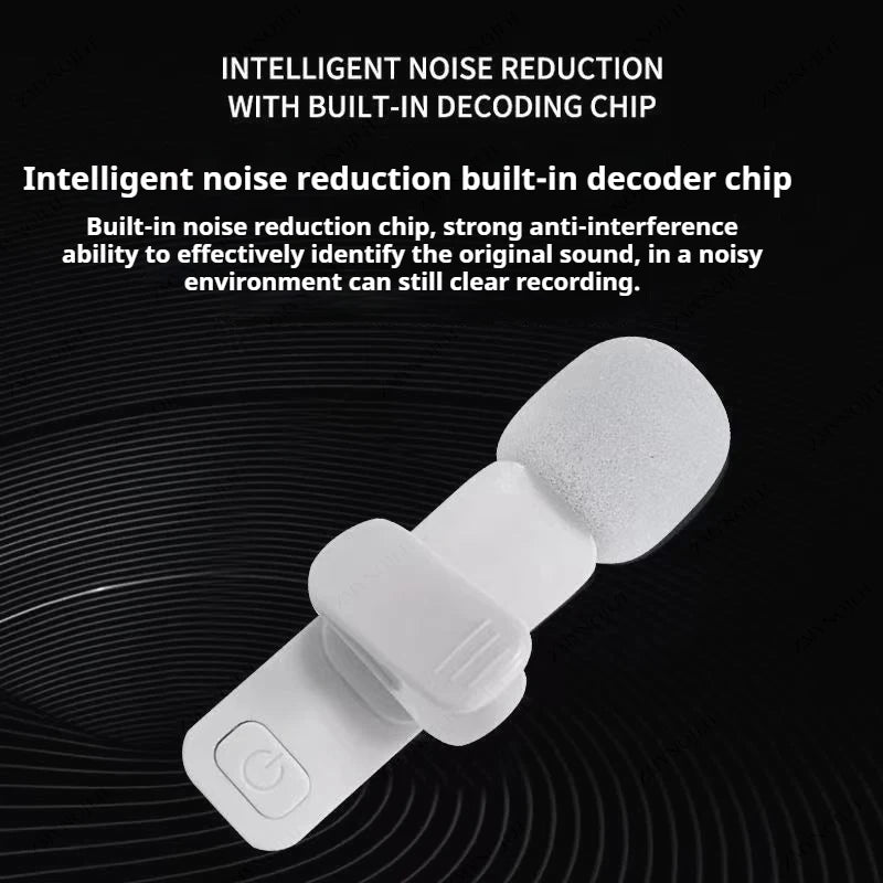 Microphone Lavalier Sans Fil – Qualité Audio Professionnelle