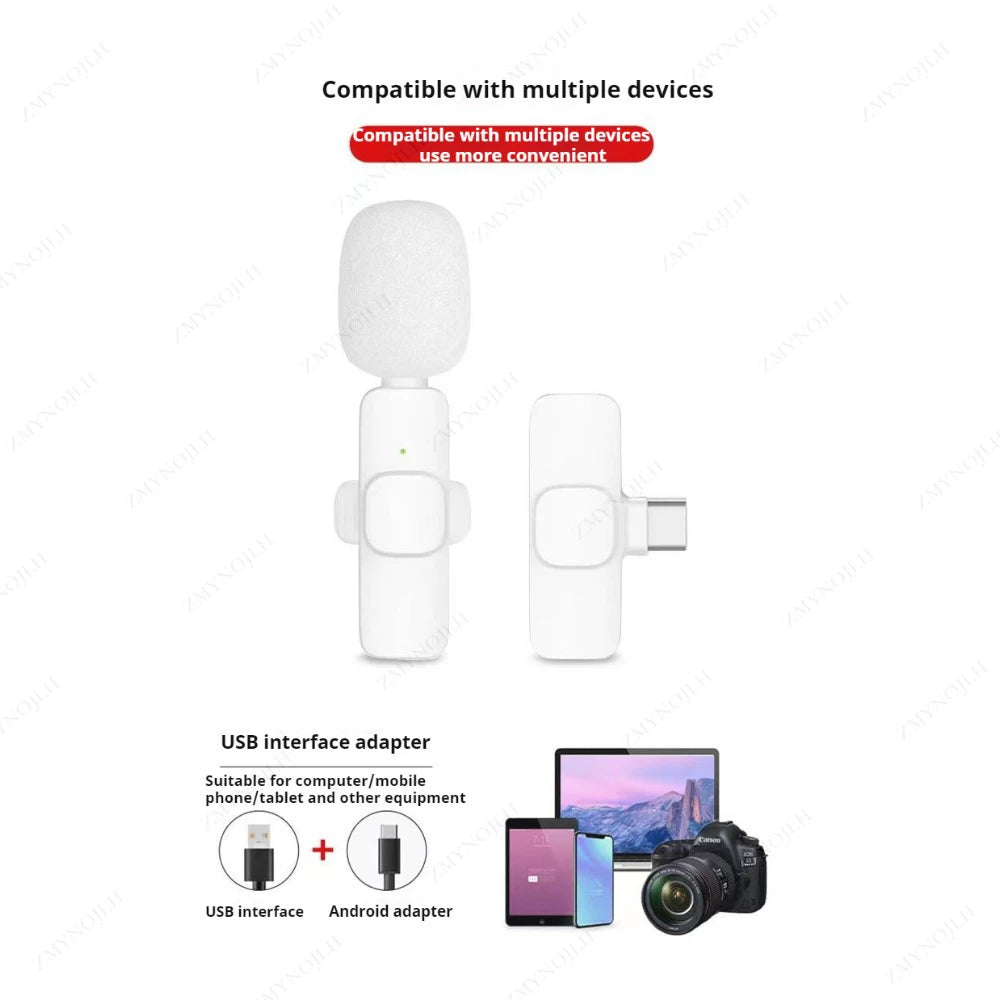 Microphone Lavalier Sans Fil – Qualité Audio Professionnelle