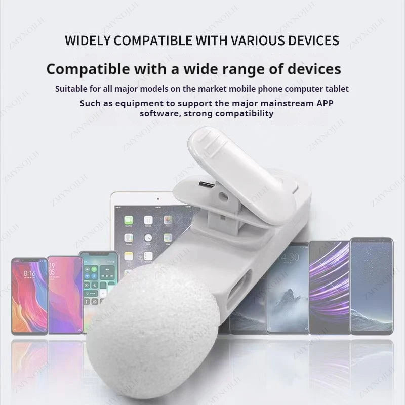 Microphone Lavalier Sans Fil – Qualité Audio Professionnelle