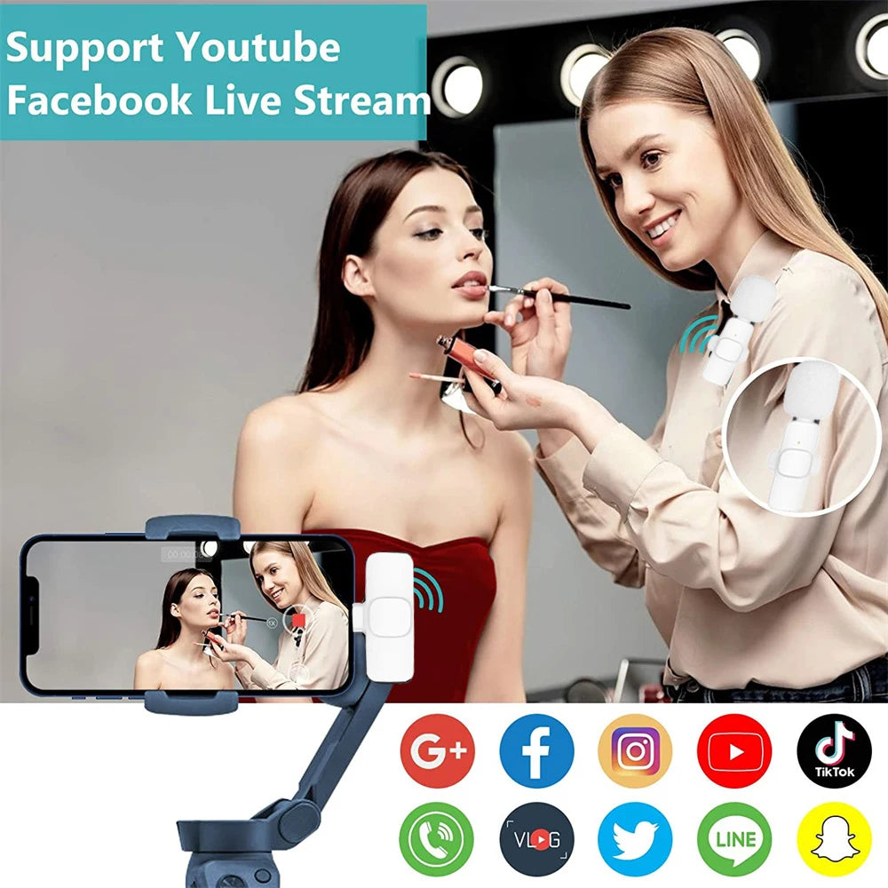 Microphone Lavalier Sans Fil – Qualité Audio Professionnelle