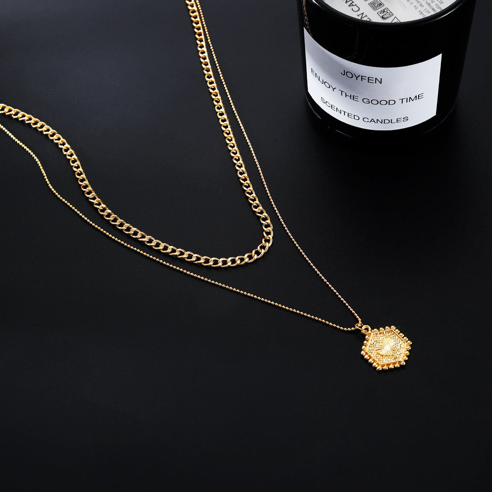 Collier Double Rang Style Clavicule