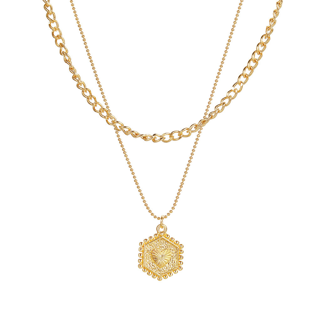 Collier Double Rang Style Clavicule