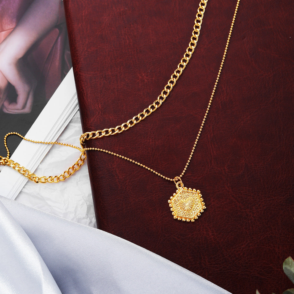 Collier Double Rang Style Clavicule