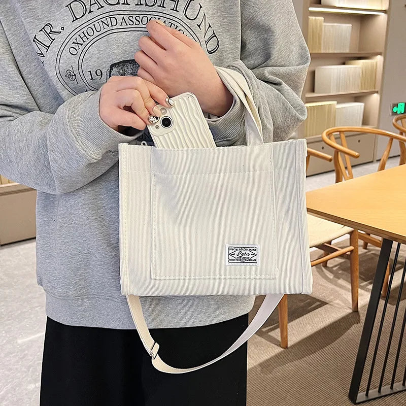 Corduroy Crossbody Bag β Casual Elegance