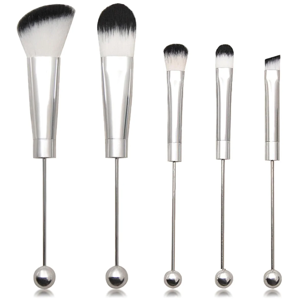 Pinceaux de Maquillage Personnalisables avec Perles – Kit Créatif