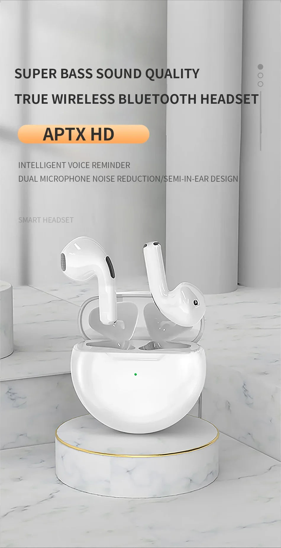 Air Pro 6 Wireless Bluetooth Headphones