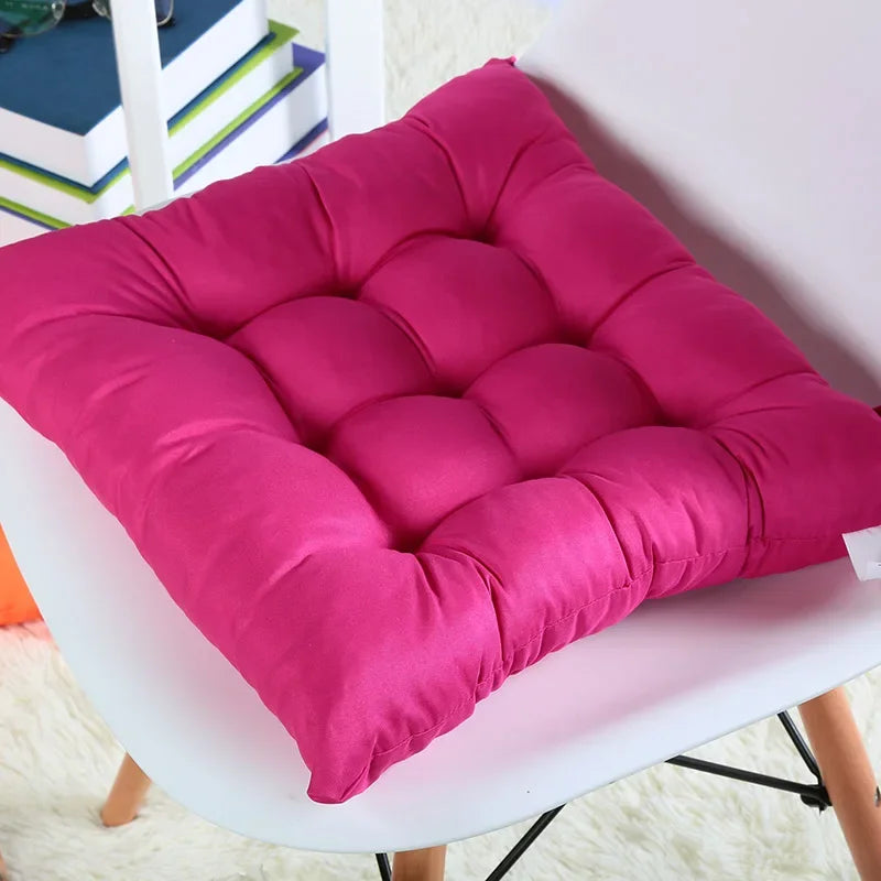 Thick and Colorful Seat Cushion β Comfort and Style