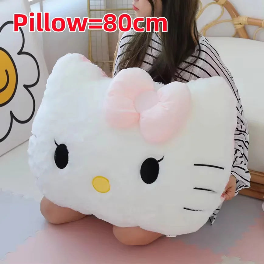 Coussin Dossier Géant Hello Kitty – Douceur et Confort
