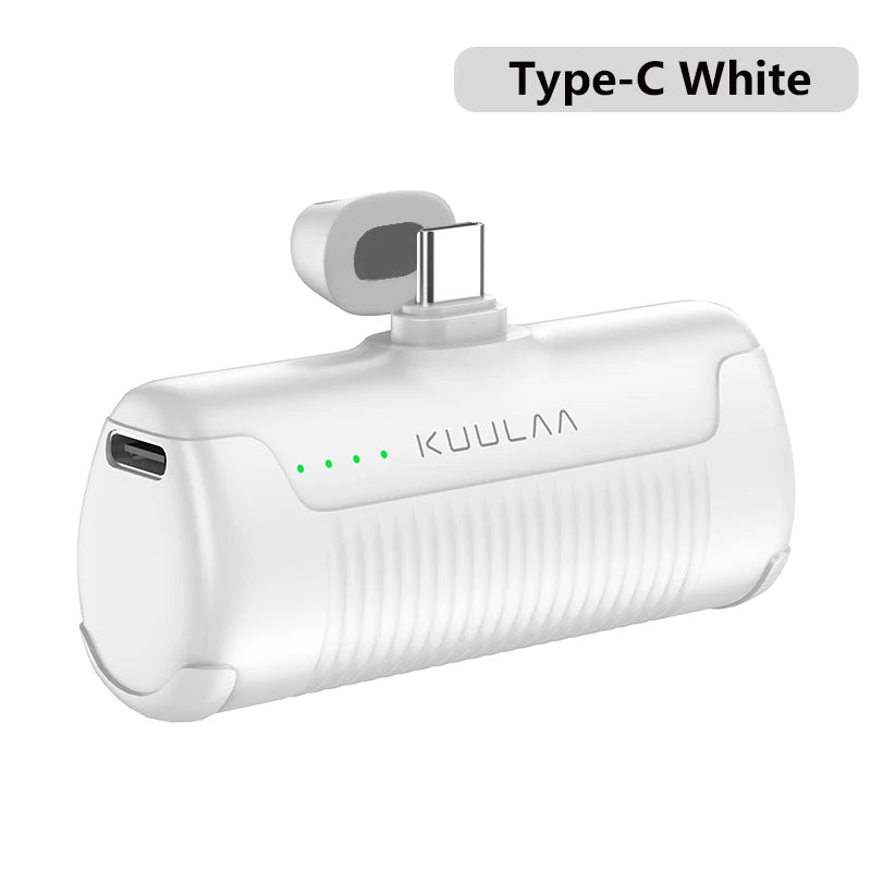 Mini Power Bank – Batterie Externe Portable pour iPhone, Samsung & Xiaomi