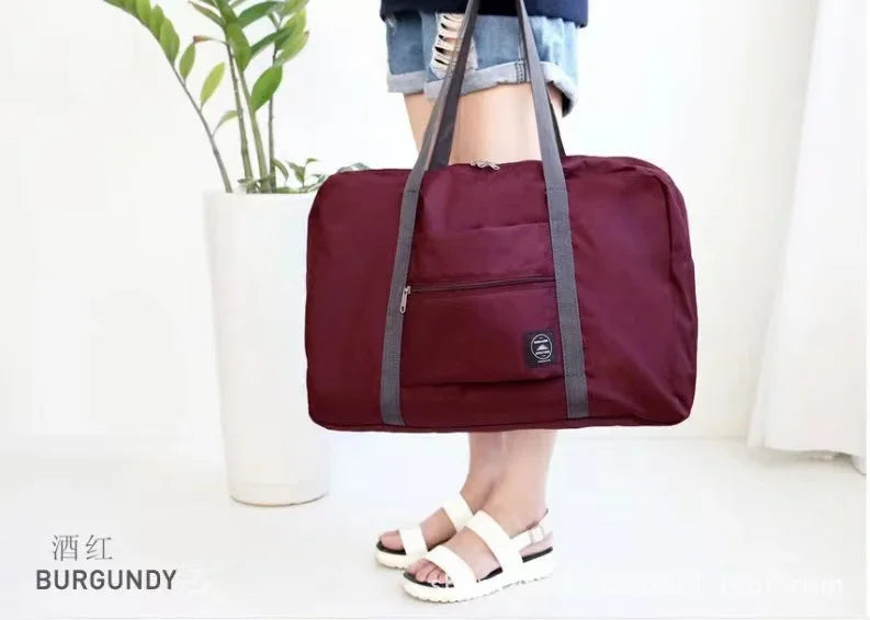 Sac de Voyage Pliable – Grande Capacité, Étanche et Léger