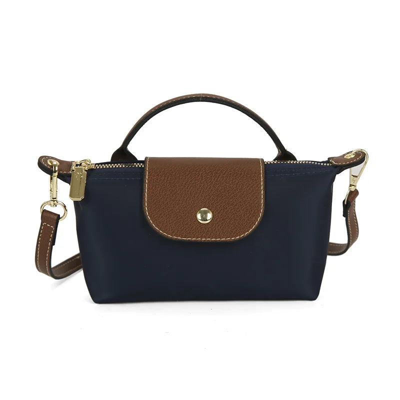 Mini Retro Nylon Handbag – Elegance & Versatility