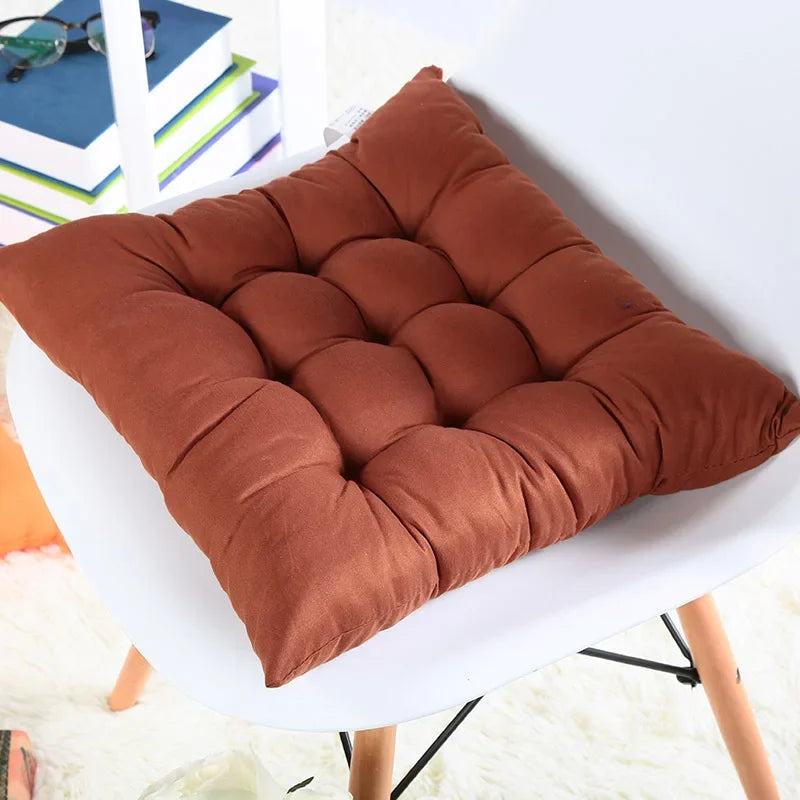 Thick and Colorful Seat Cushion β Comfort and Style