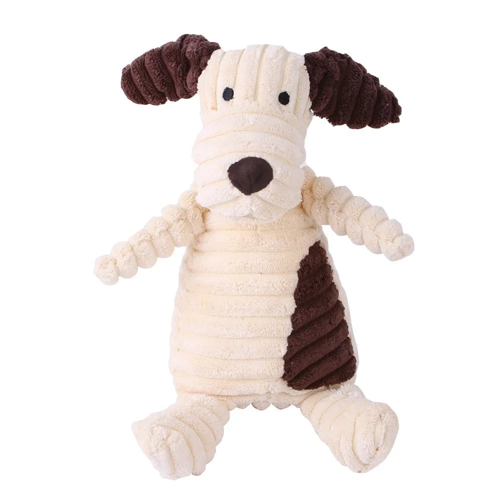 Plush Dog Toy – Durable & Sound