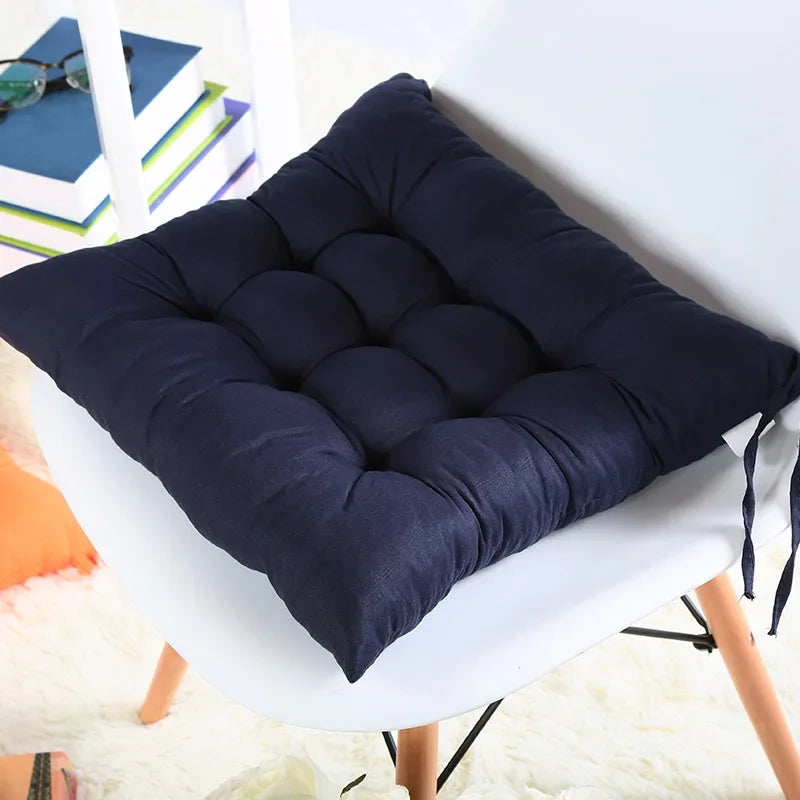 Thick and Colorful Seat Cushion β Comfort and Style