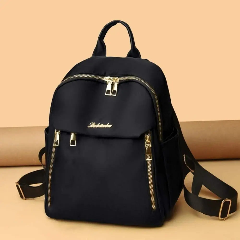 Sac à Dos Noir Grande Capacité – Polyvalent & Élégant